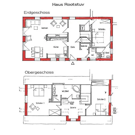 With 3 Bedrooms Hébergement de vacances Wrixum